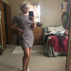 stripped dress